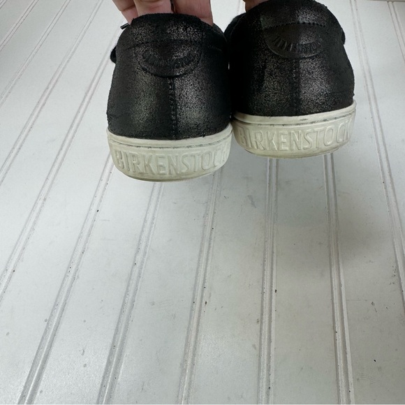 Birkenstock black shimmer leather sneakers - Picture 9 of 10
